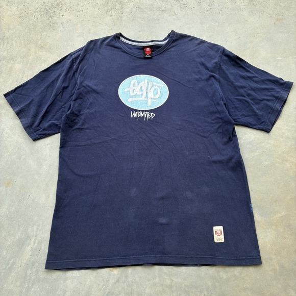 Ecko Unltd. Other - Y2K Vintage Ecko Unltd. T-Shirt Blue Graffiti Graphic Print Logo Skater Pinkman